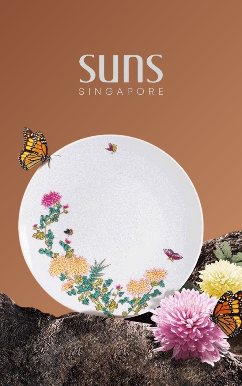 Famille Rose Plate
