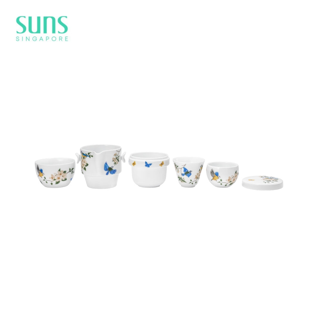 Sparrow in Blossom - Travel Tea Set