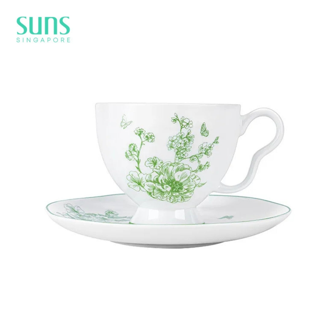 Plain Peony - Cup and Saucer