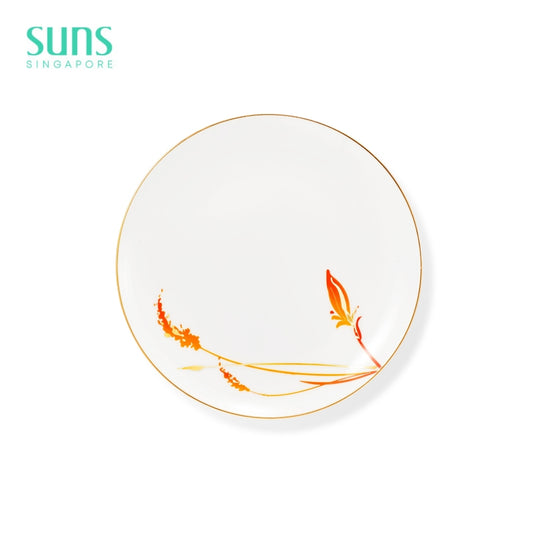 Orange Twin Flower - Plate 5.7'