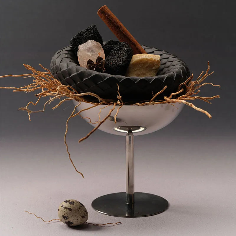 Longevity Serpent Scented Crystal Diffuser (Black)