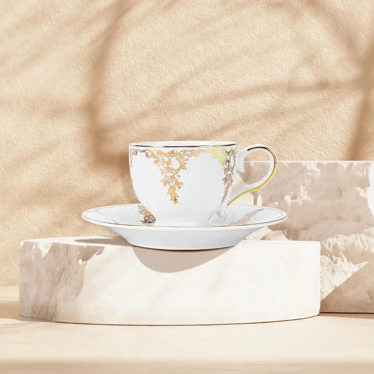 Bless - Cup and Saucer (Gold)