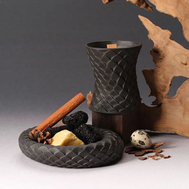 Longevity Serpent Scented Crystal Diffuser (Black)