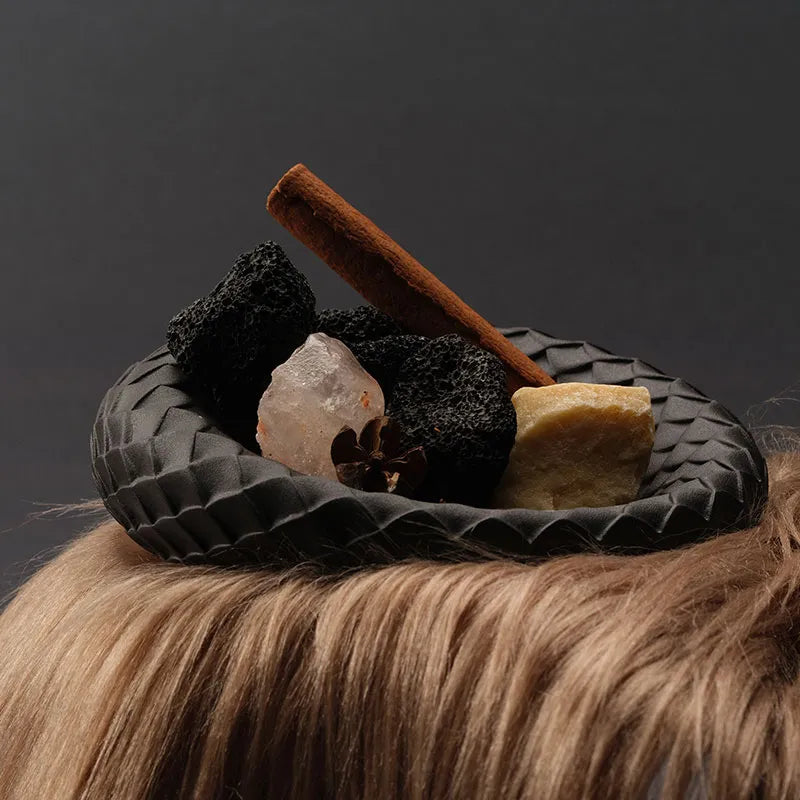 Longevity Serpent Scented Crystal Diffuser (Black)