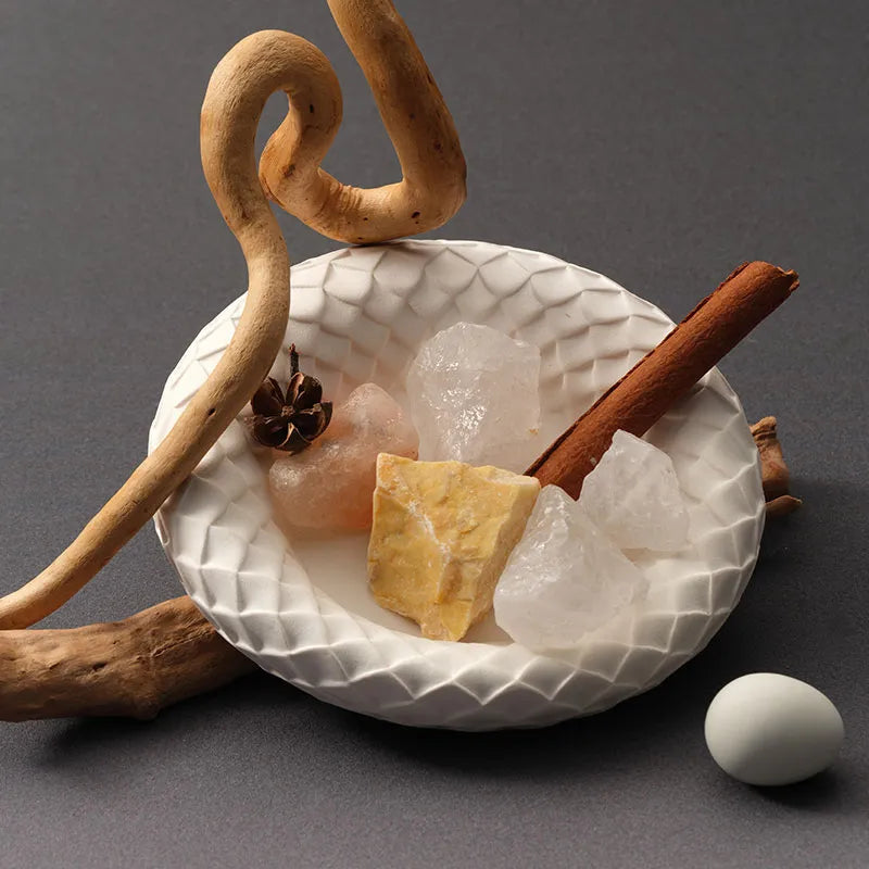 Longevity Serpent Scented Crystal Diffuser (White)