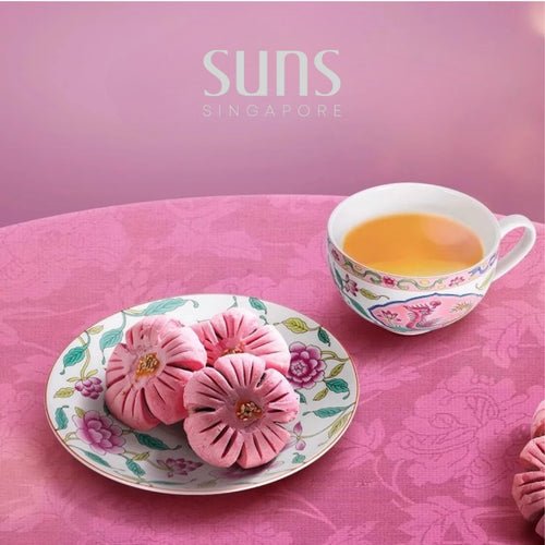 Blossom Prosperity - Cup and Saucer (White)