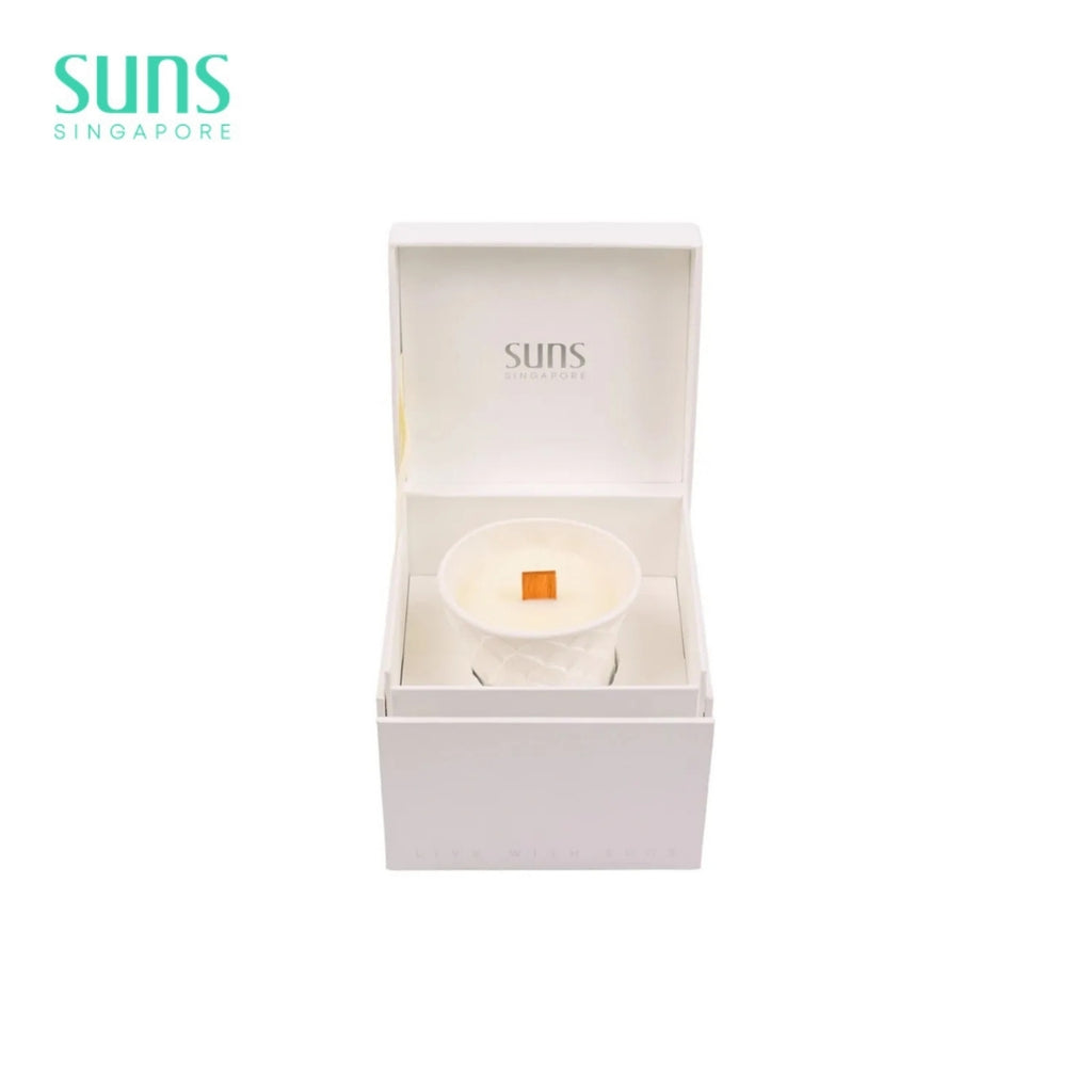 Longevity Serpent Scented Candle (White)