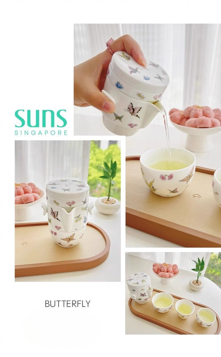 Butterfly - Travel Tea Set