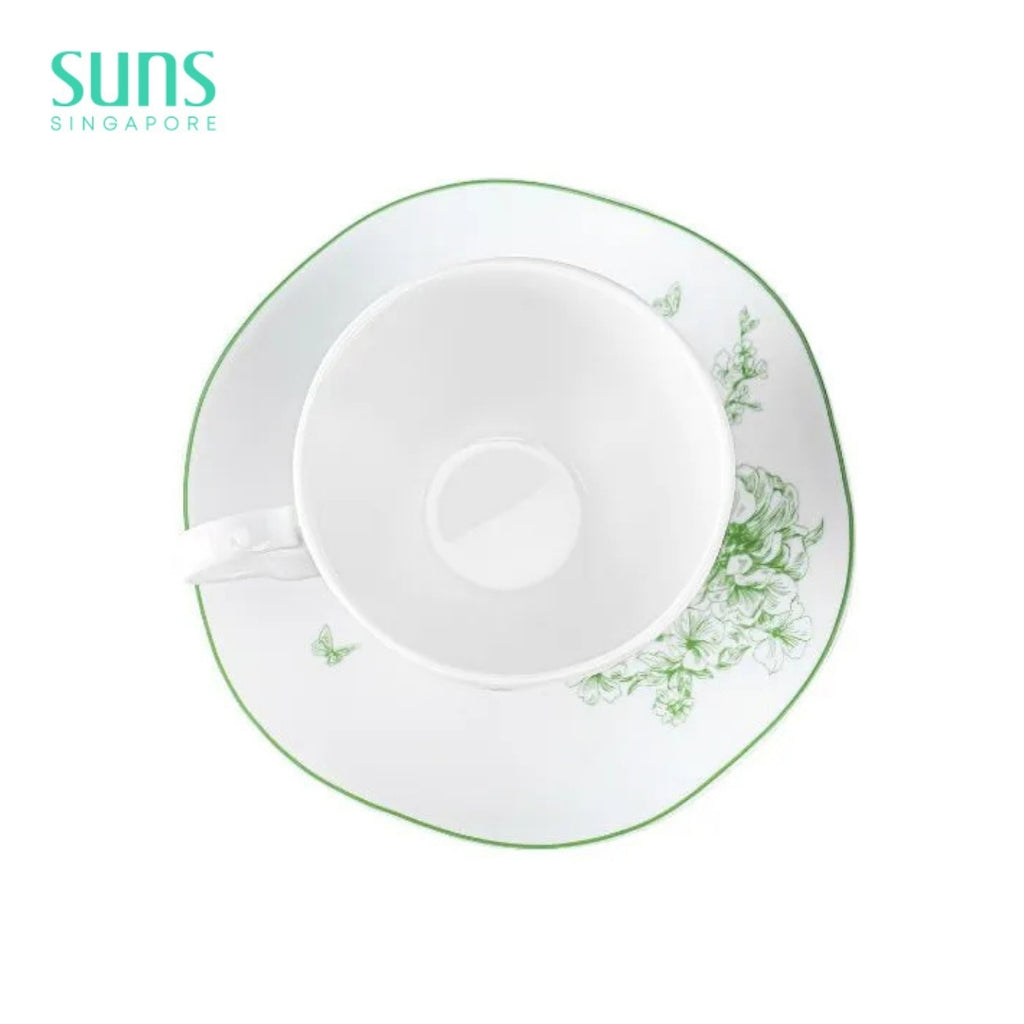 Plain Peony - Cup and Saucer