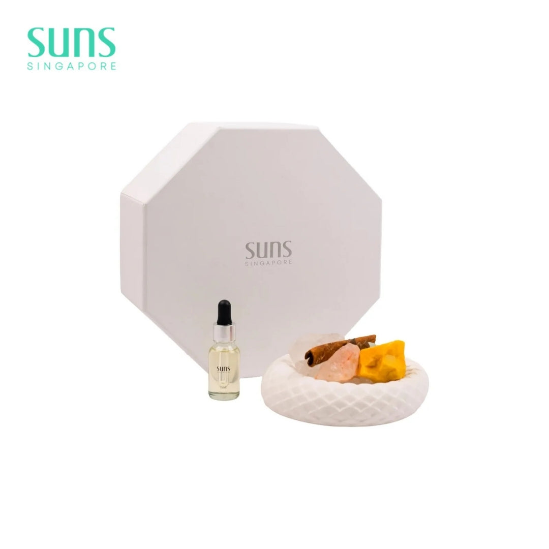 Longevity Serpent Scented Crystal Diffuser (White)