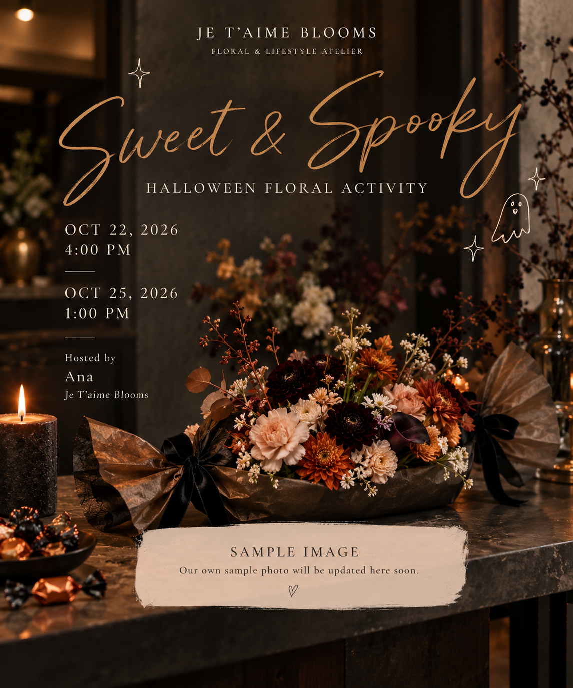 Sweet & Spooky — Halloween Floral Candy Activity | Oct. 22