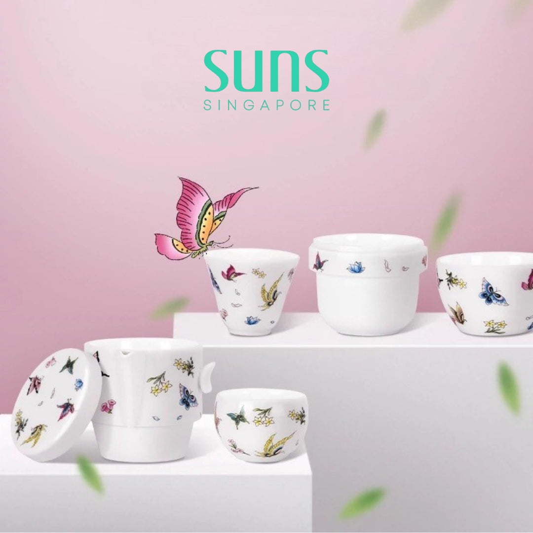 Butterfly - Travel Tea Set