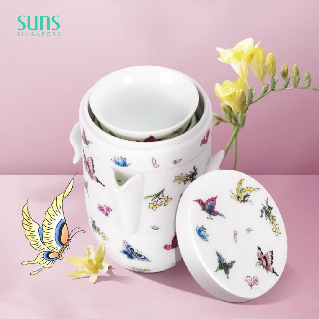 Butterfly - Travel Tea Set