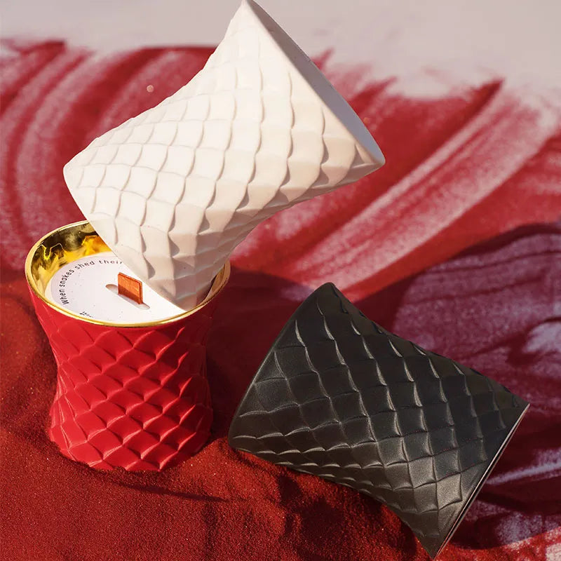 Longevity Serpent Scented Candle (White)