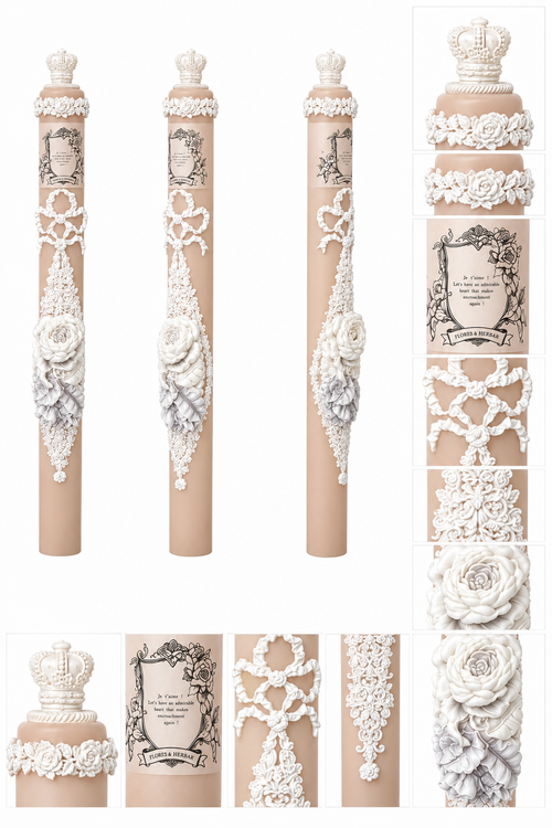 Floriography Collection-Champagne Rose Candle