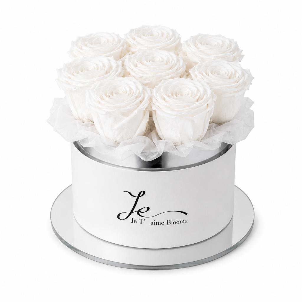 Classic Round Box-Ivory White
