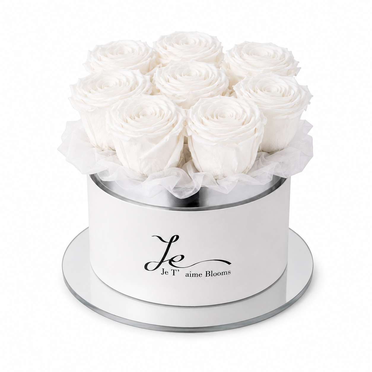 Classic Round Box-Ivory White