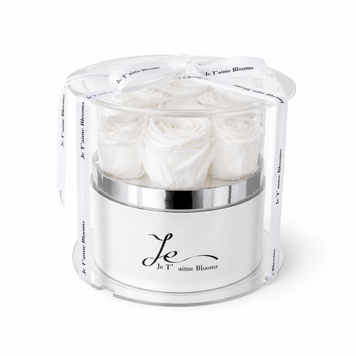Classic Round Box-Ivory White