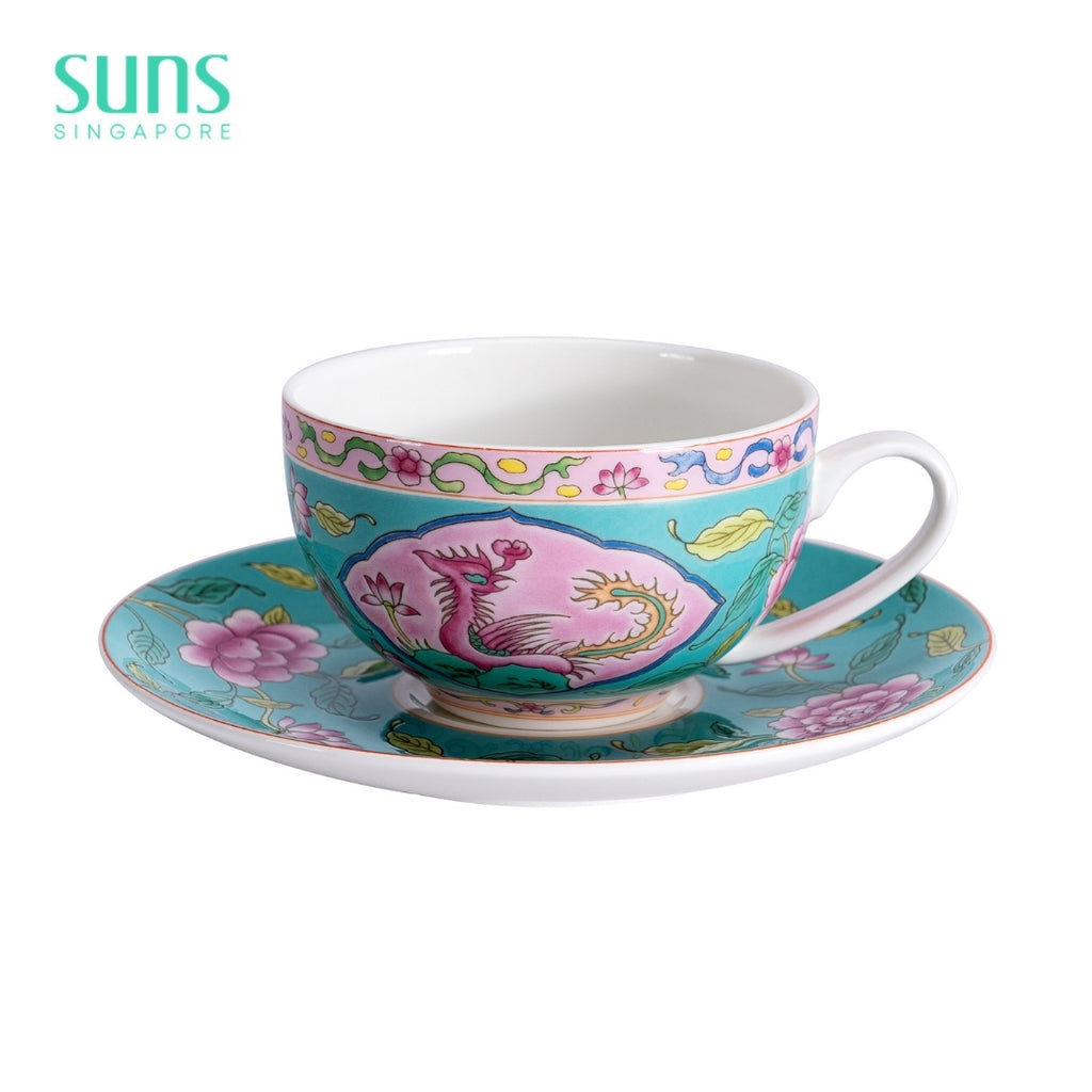 Blossom Prosperity - Cup and Saucer (Green)