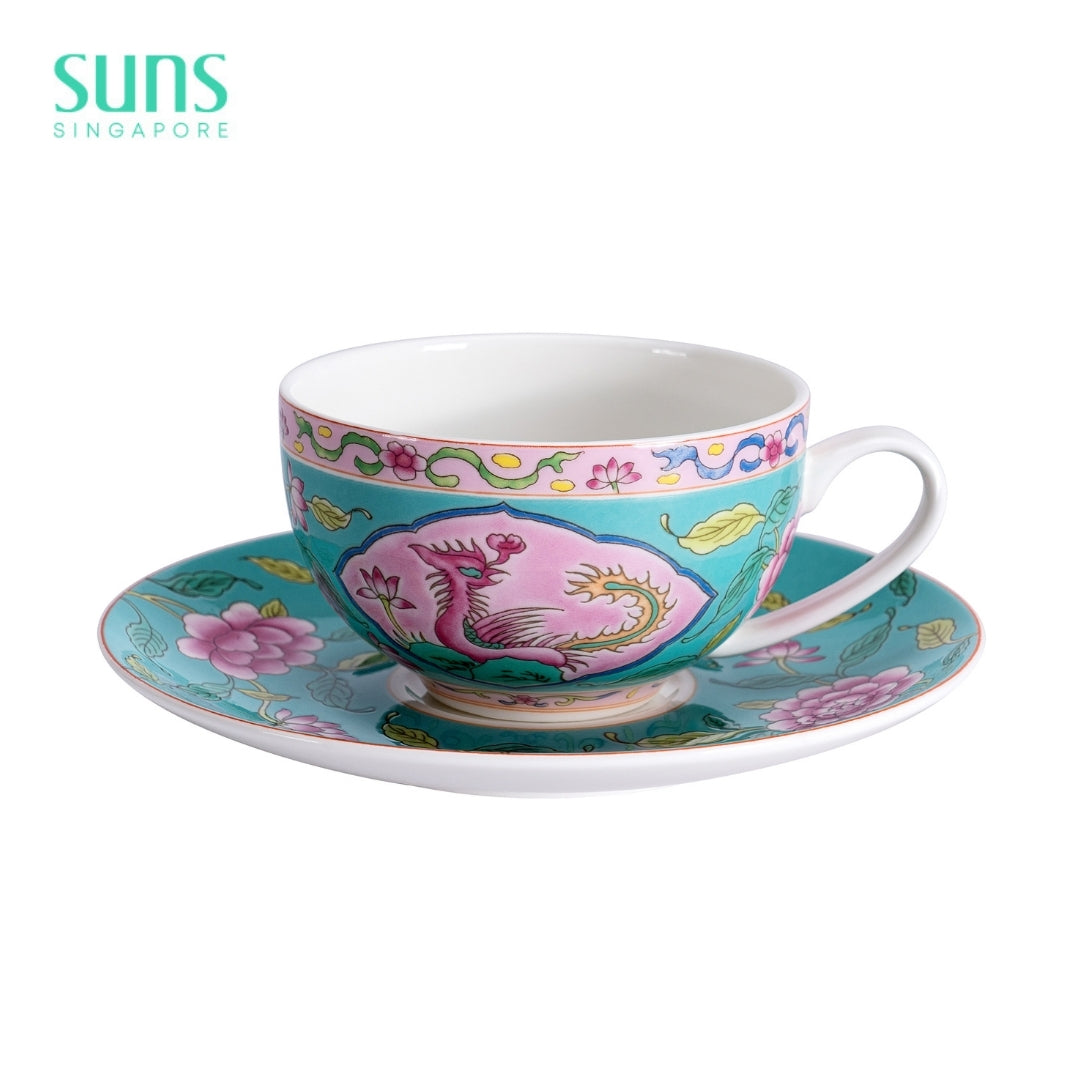 Blossom Prosperity - Cup and Saucer (Green)