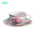 Blossom Prosperity - Cup and Saucer (White)
