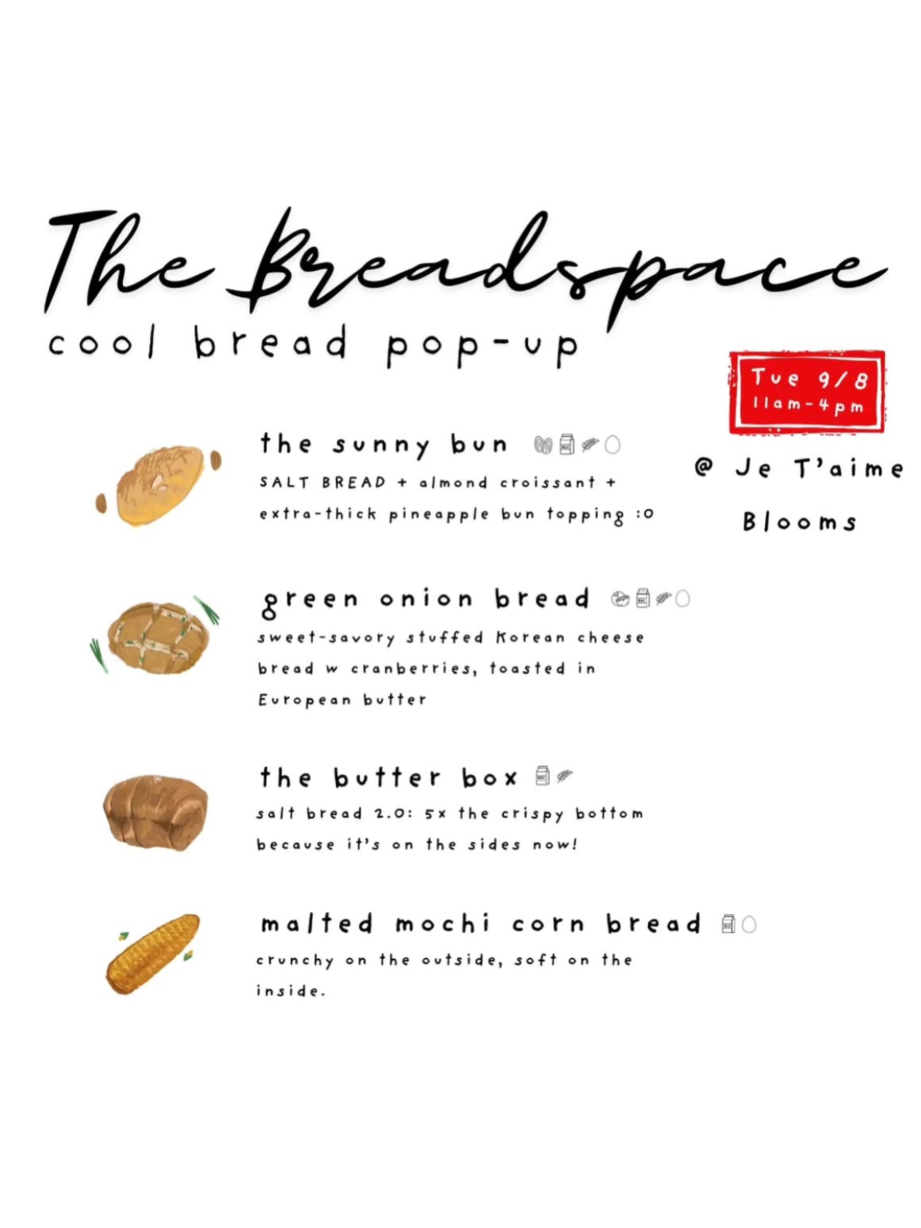 The Breadspace x Je T'aime Blooms