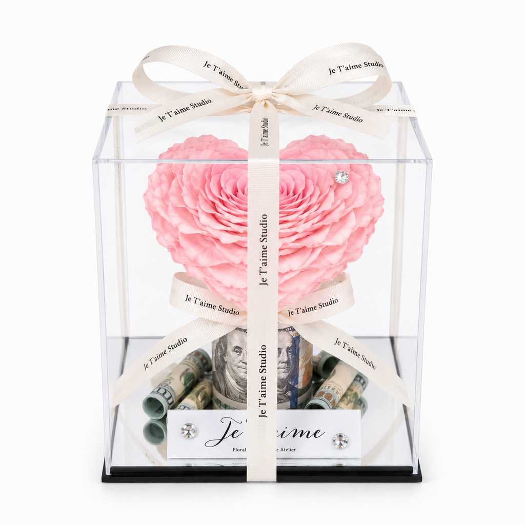 Fortune Heart Collection-Blush Pink And White