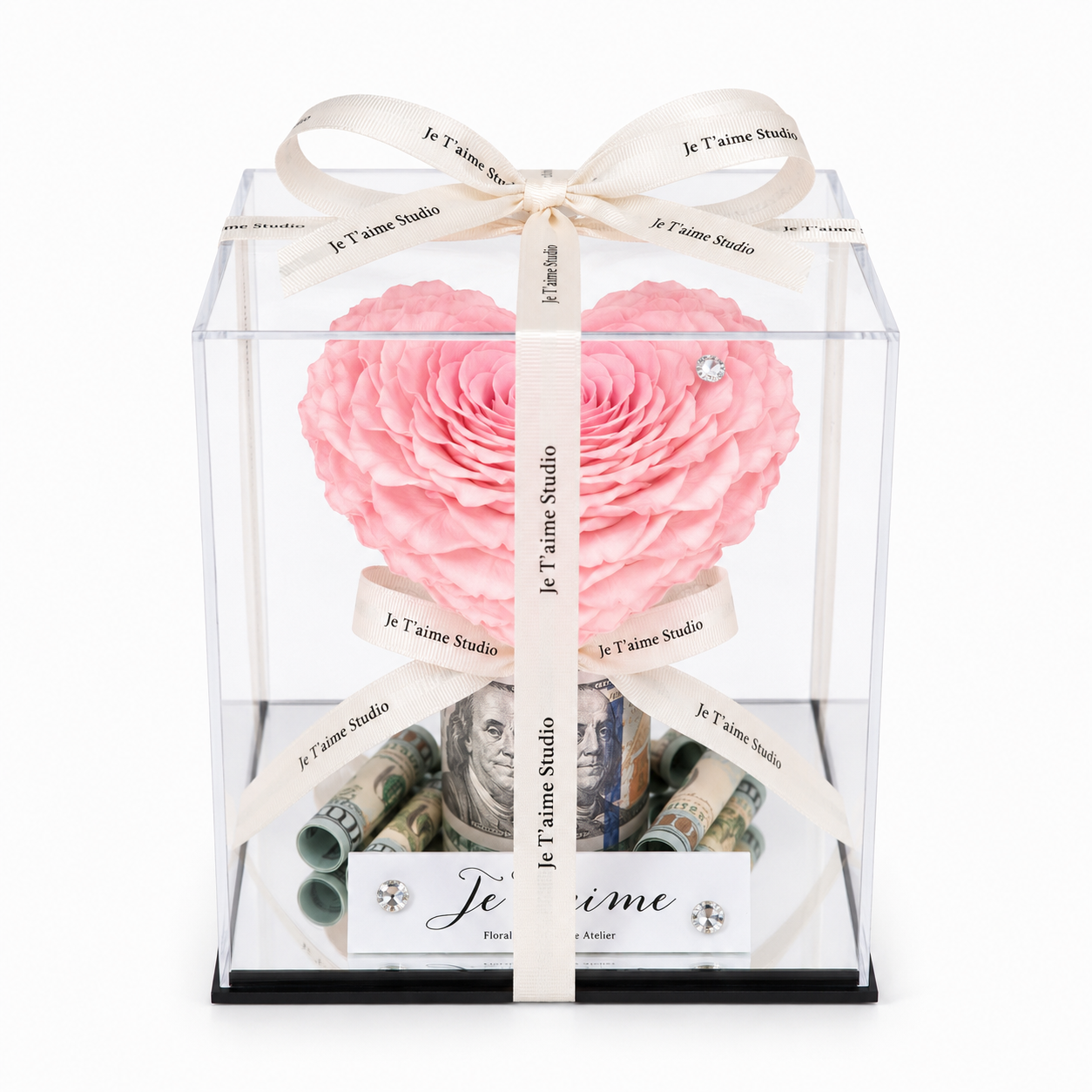 Fortune Heart Collection-Blush Pink And White
