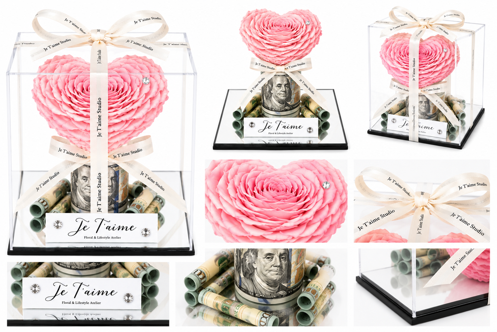 Fortune Heart Collection-Blush Pink And White