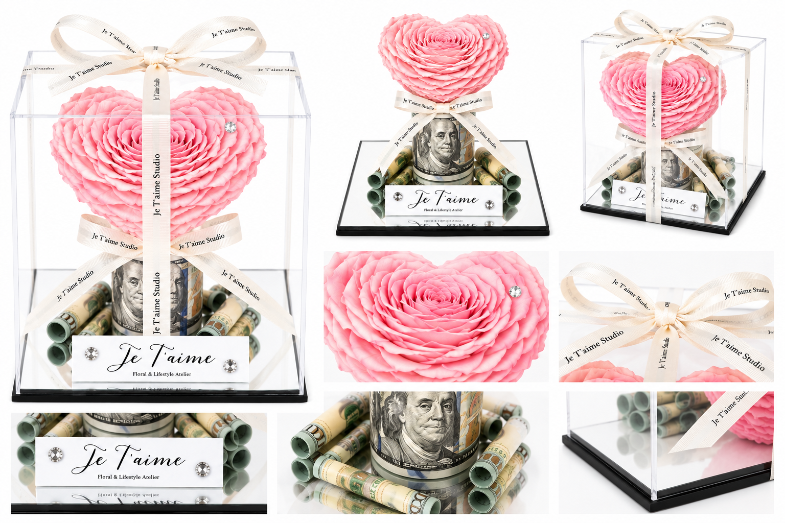 Fortune Heart Collection-Blush Pink And White