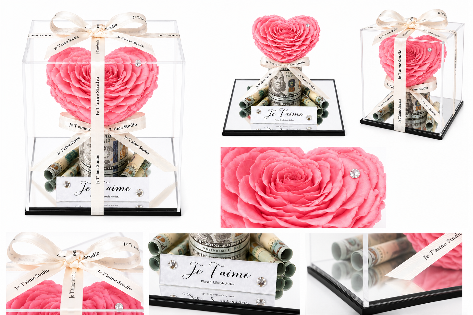 Fortune Heart Collection-Bubblegum Pink