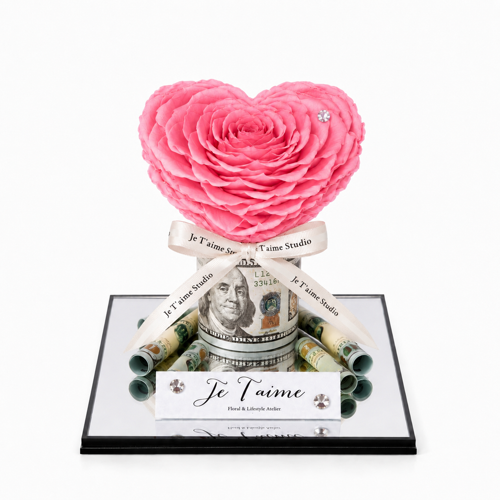 Fortune Heart Collection-Bubblegum Pink