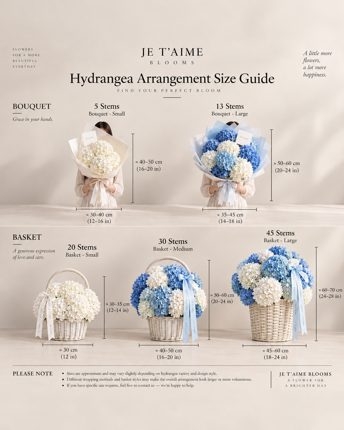 Pre-Order Required - Single Variety Collection - Signature Hydrangea