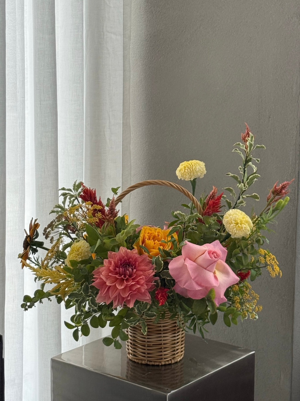 Moonlit Blooms - Mid-Autumn Floral Basket Workshop