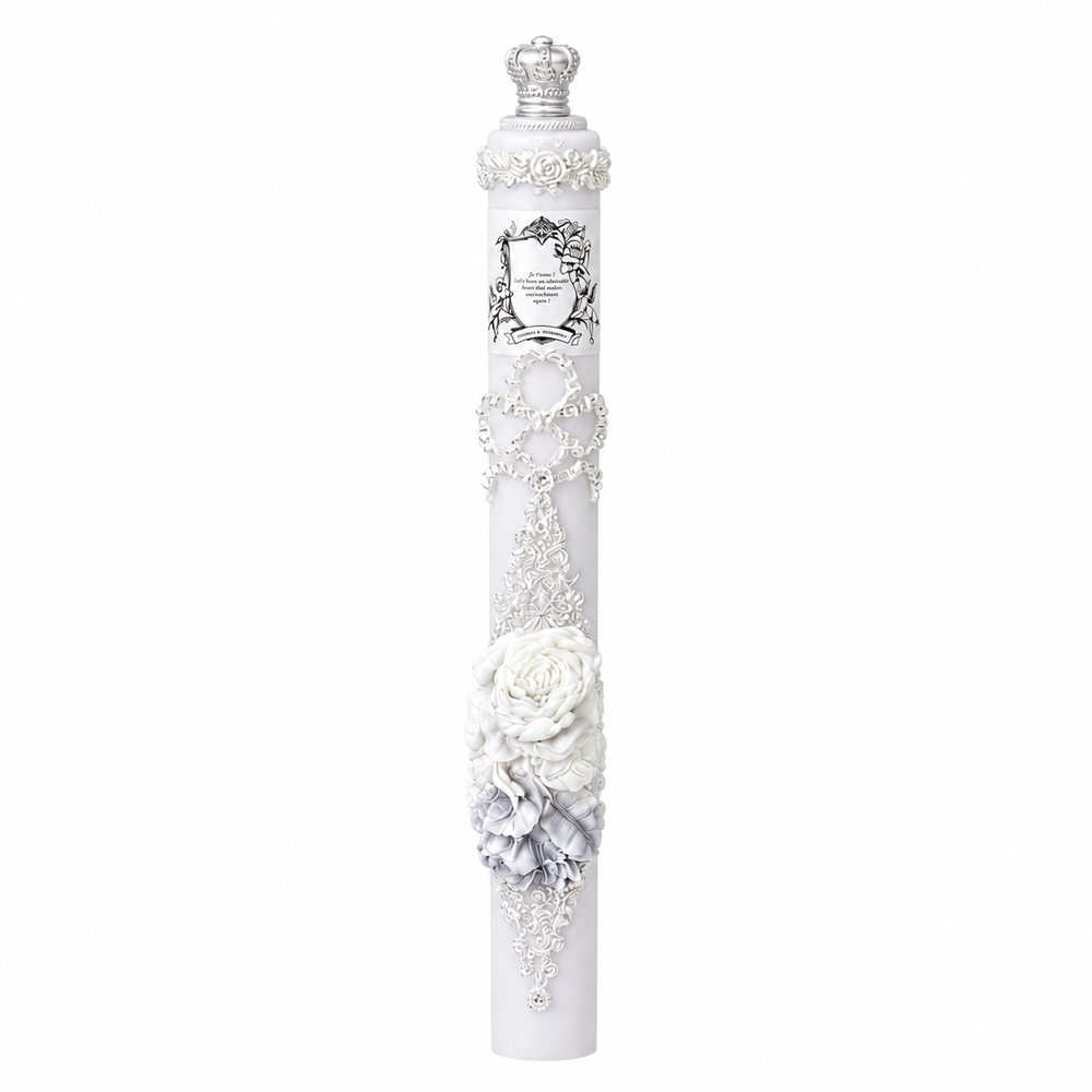 Floriography Collection-Lavender White Rose Candle