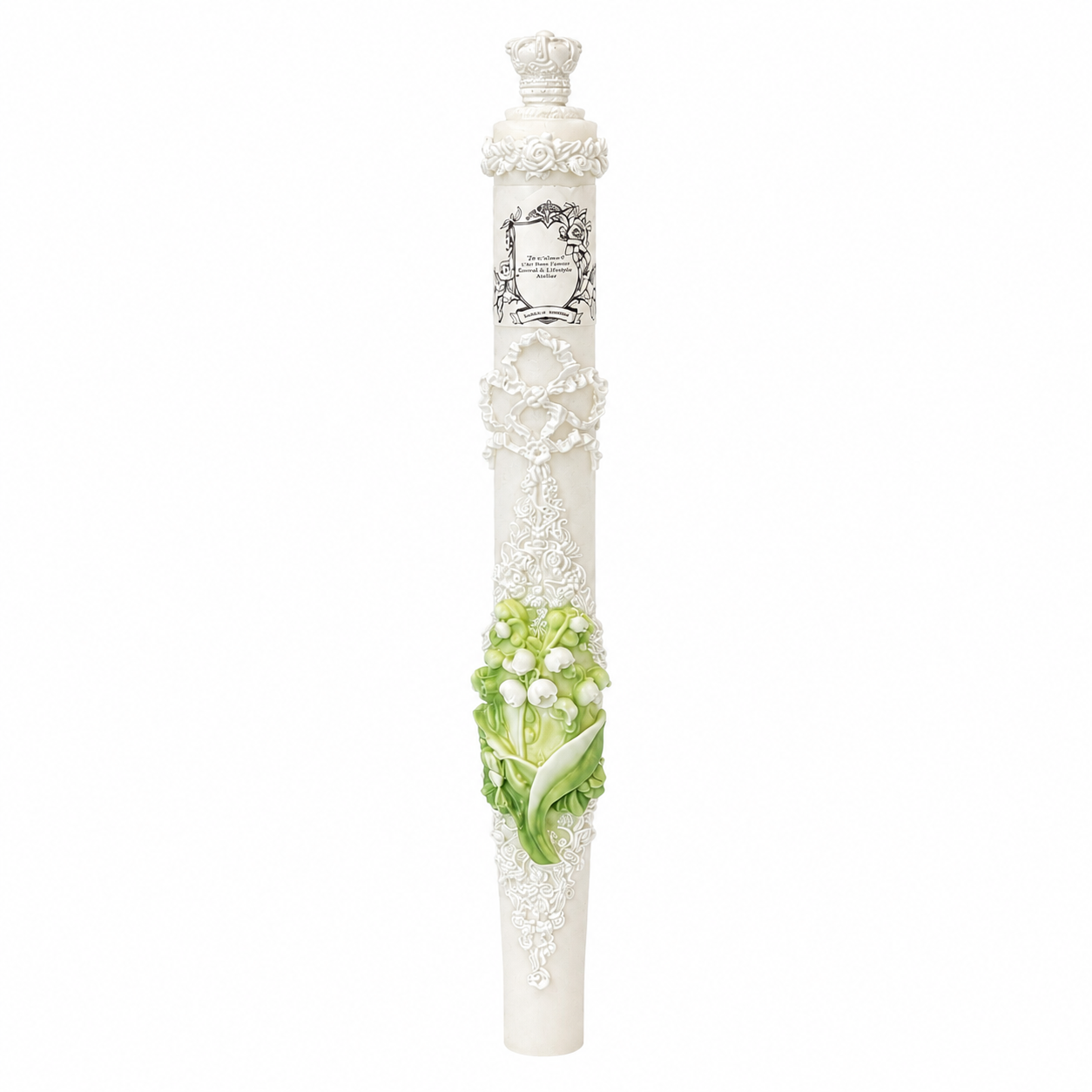 Floriography Collection-Lily of the Valley Crown Candle