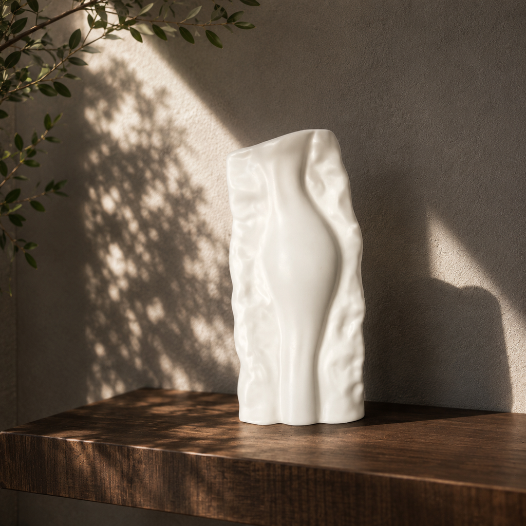 Moulé Collection – Large Porcelain Gloss Vase