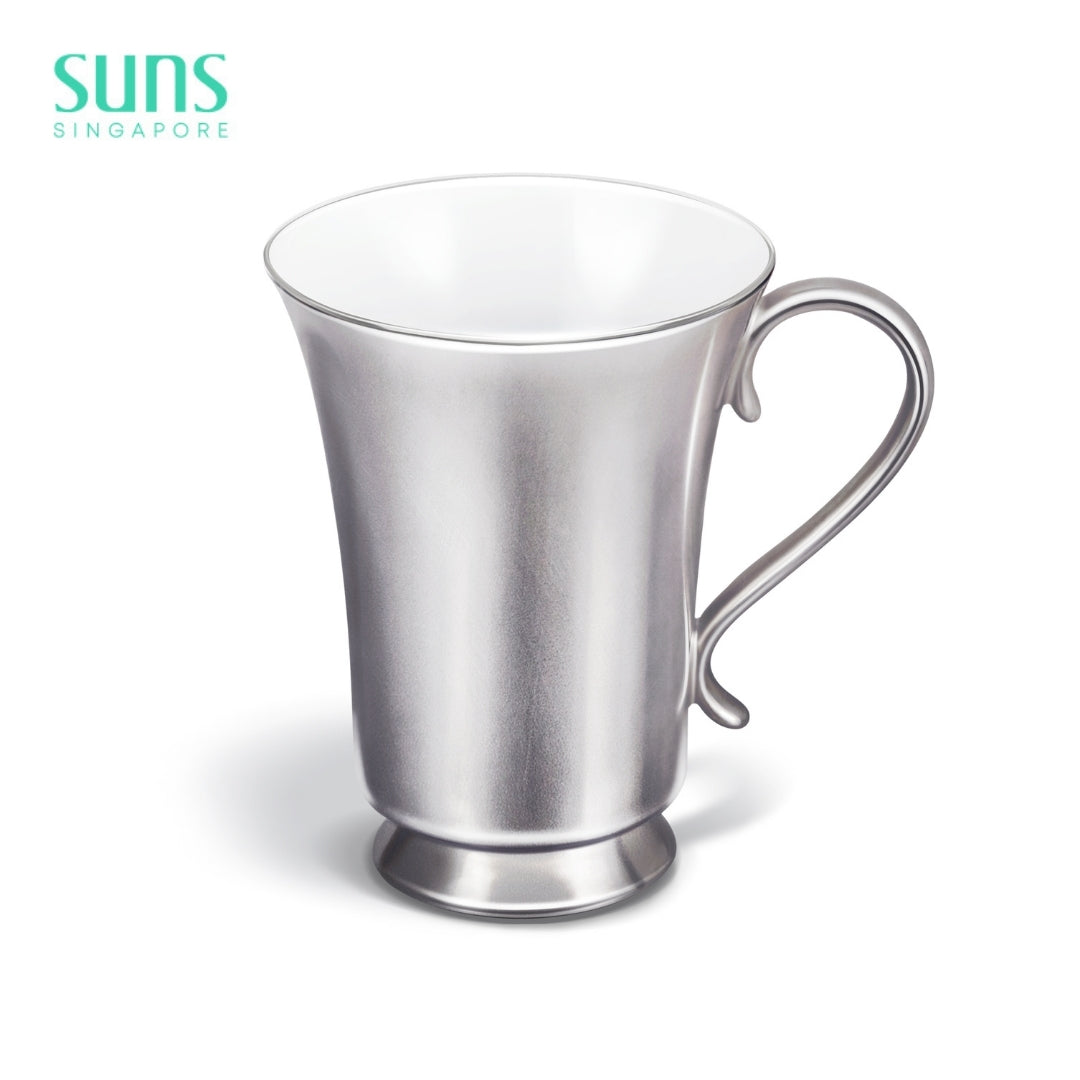 Handmade Silver Glaze Mug