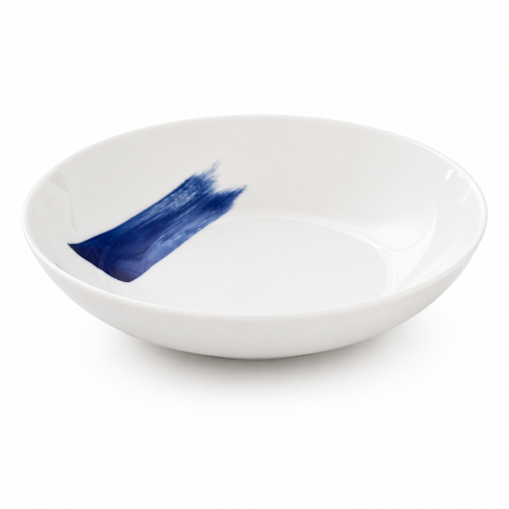Ocean 19 cm Deep Plate – Cobalt Blue