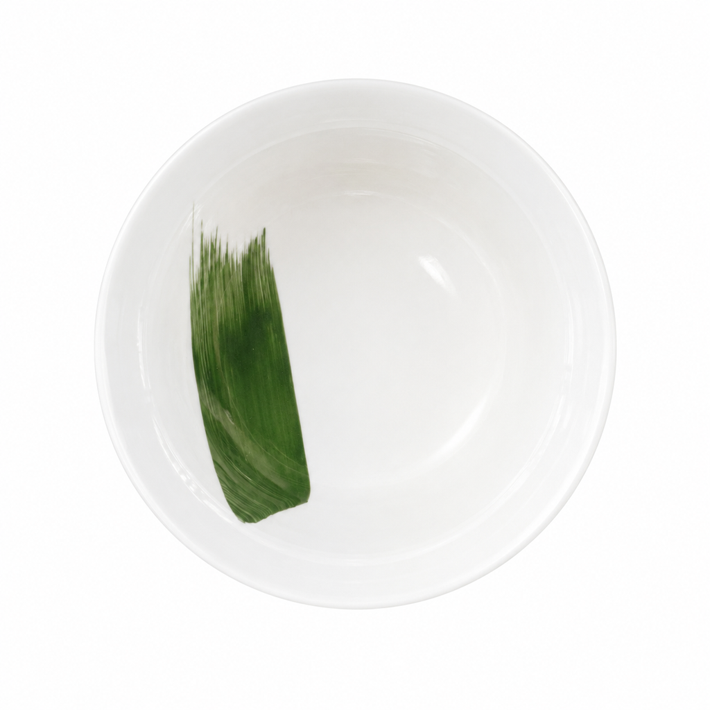 Ocean 19 cm Deep Plate – Emerald Green