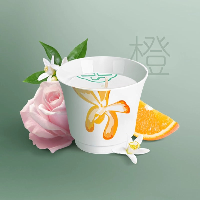 Elegant Orchids Candle Set